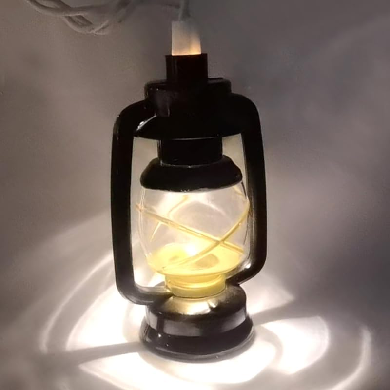 8.5Ft Black Mini Kerosene String Lights Outdoor, Summer Beach Themed Decoratives String， Plug in Indoor Fairy Lights for Outdoor Indoor Beach Tropical Party Bedroom Birthday Decor - style: Black Mini Kerosene