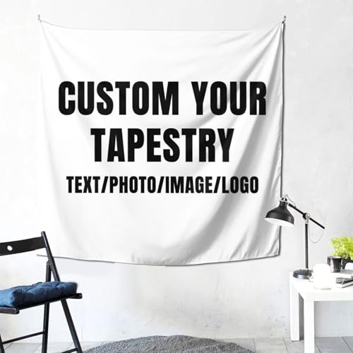 Personalized Tapestry Custom Tapestry Upload Images Banners and Signs Customize For Bedroom Tapestrys Decor Living Room Home - size: 59"L x 59"W