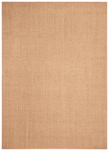 Martha Stewart x SAFAVIEH Area Rug Collection - 5' x 7', Beige, Sisal & Jute, Farmhouse Style, Ideal for Living Room, Bedroom, Office, Dining Space (MSR9501B)