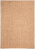 Martha Stewart x SAFAVIEH Area Rug Collection - 5' x 7', Beige, Sisal & Jute, Farmhouse Style, Ideal for Living Room, Bedroom, Office, Dining Space (MSR9501B)