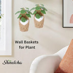 2 Pack 4-inch Hanging Planters for Indoor Plants, Macrame Wall Plant Hanger | Wall Plant Holder, Wall Planters for Indoor Plants (2 Pack, up to 4 inch Pot) - size: Small