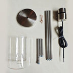 Brushed Nickel Pendant Lights Kitchen Island - Clear Glass Pendant Light Fixture Multiple Stems Rods 3 Units 12 Inch 3 Units 4 Inch (3 Pack Brushed Nickel) - color: Brushed Nickel