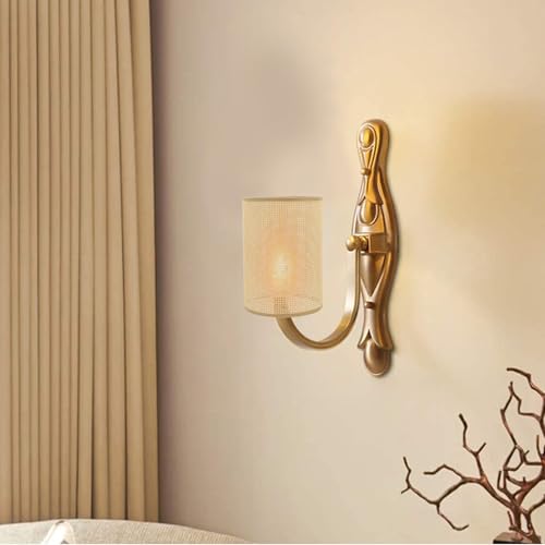 UKCOCO Rattan Woven Lamp Shade for E27 E14 Bulbs Rustic Cylinder Lampshade for Table Lamps Floor Lamps Pendant Lighting Boho Style Home and Hotel Decor 5.5 Inch