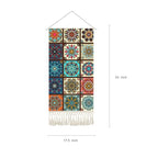 capasin Mandala Boho Macrame Wall Hanging Tapestry For Bedroom Tapestries Vertical Art Fabric Decor Door Living Room Bohemian (Style B, 17.5 * 43) - style: Style B
