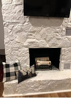 VAKADO 26x26 Set of 2 Black White Buffalo Plaids Decorative Throw Pillow Covers Outdoor Fall Farmhouse Retro Boho Square Cushion Cases Halloween Home Decor Classic Rustic Check for Porch Couch Patio