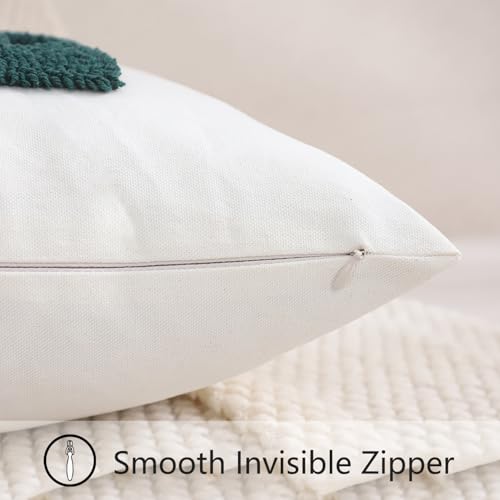 LUOYEHK Home Pillow Covers 20x20 Inch Words Tufted Embroidery Throw Pillow Covers Neutral Decorative Pillowcase Farmhouse Cushion Covers for Couch Sofa Bed Living Room - color: Home, size: 20" x 20" (Pack of 1)