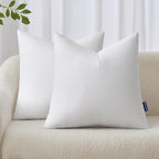 MIULEE 18x18 Inches Pillow Inserts Pack of 2, Decorative Throw Pillow Inserts for Couch - size: 18x18 Inch