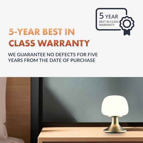 ‎Newhouse Lighting Verona, Brass 2700K Dimmable Cordless USB-C Rechargeable Glass Table Lamp NHTL-VE-BRS, Cordless Desk Lamp for Living Room, Bedroom, Coffee Table, and Other Cozy Home Decor - style: Verona Table Lamp
