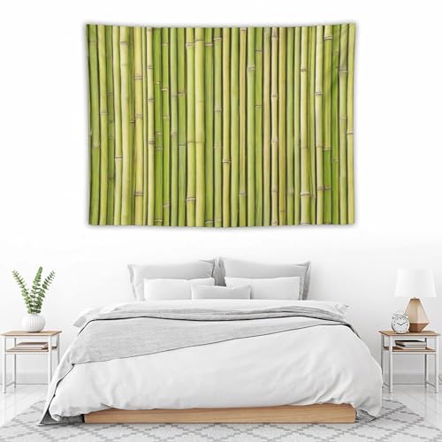 HZOHNAGO Bamboo Tapestry Chinese Style Green Pattern Printed Wall Tapestry Painting Wall Hanging for Bedroom Living Room Dorm 40" W x 30" H - color: Bamboo-7, size: 40"L x 30"W