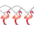 8.5Ft Pink Flamingo Outdoor String Lights, 9ft Summer Patio LED String Lights, Bedroom Birthday Wedding Holiday Summer Theme Outdoor Cute Party Lights, Tropical Party Decoration, Flamingo Decoration - style: Flamingo