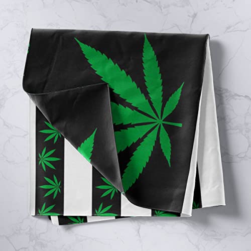 Castle Fairy American Flag Tapestry Marijuana Weed Tapestries Art Home Decoration Bedroom Decor Living Room Door Hippie Boho Tapestry Wall Hanging Green and White Wall Hangings Art（70.9x92.5） - color: Green 01, size: 92.5"L x 70.9"W