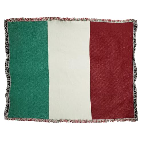Pure Country Weavers Italy Flag Blanket - Gift Tapestry Throw Woven from Cotton - Made in The USA (69x48) - color: Italy Flag