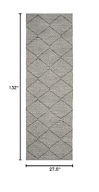 SAFAVIEH Montauk Collection Runner Rug - 2'3" x 11', Black, Handmade Cotton, Ideal for High Traffic Areas in Living Room, Bedroom (MTK821D) - color: Black, size: 2'3" x 11' (Runner)
