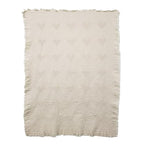 Pure Country Weavers Waffle Weave Hearts Natural Weave Blanket - Gift Tapestry Throw Woven from Cotton - Made in The USA (69x48) - color: Basketweave Hearts