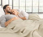 Utopia Bedding Knit Blanket King Size (90x102 Inches, Camel) Soft Lightweight Jersey Breathable Sweatshirt Blanket for Bed,Couch & Sofa - color: Camel, size: King
