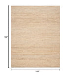 SAFAVIEH Natural Fiber Collection Area Rug - 9' x 12', Natural, Handmade Jute, Ideal for High Traffic Areas in Living Room, Bedroom (NF459A) - size: 9' x 12' (Rectangular)