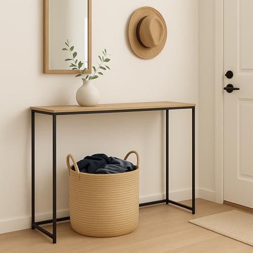 ShellKingdom Laundry Basket, Large Natural Rope Woven Storage Basket with Handles for Home, Living Room, Laundry, Storage Organizer for Blankets, Clothes, Plant, Toys, 19.7 x 14.96 INCH (Jute) - color: Jute, size: 58L