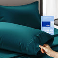 THREAD SPREAD 100% Cotton Pillow Cases Queen Size Set of 2 - Luxury 400 Thread Count Queen Pillow Cases (Teal), Soft Cooling Breathable Hotel Cotton Pillowcases, Fits Standard Pillows - color: Teal, size: Queen - Pack of 2