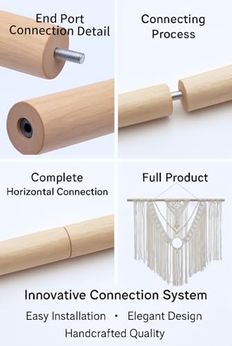 Large Macrame Wall Hanging Macrame Wall Decor Tapestry For Headboard Bedroom Livingroom Boho Fiber Home Art (White-C) - color: White-C