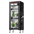 Spider Farmer 2026 Plant Stand with Grow Light, 4-Tier Rack 6Pcs 12" Full Spectrum 5000K LED Grow Lamps and Tent Cover Height Adjustable Small Greenhouse for Seedling Plant Indoor 16Lx12Dx47H (Update) - size: S-16x12x47in