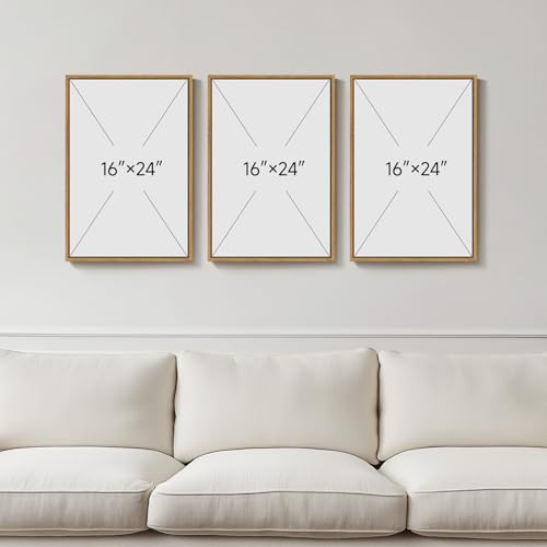 Framed Neutral Abstract Wall Art for Bedroom, 3 Piece Modern Canvas Prints Paintings Artwork for Walls, Minimalist Beige White Taupe Pictures for Living Room Dining Hallway Office Wall Decor 16x24 In - color: Neutral Taupe, size: 16" W x 24" H x 3pcs