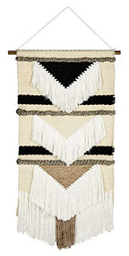 Safavieh Home Collection Sedona Beige and Brown Woven Wall Art - color: Black/White, size: 29"L x 4"W