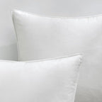 MIULEE Pure White Velvet Throw Pillow Covers 22x22 Soft Decorative Solid Square Cushion Cases Pack of 2 Modern Luxury Home Decor for Couch, Sofa, Bedroom