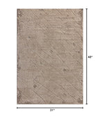Loloi Amber Lewis Monty Collection MOT-05 Beige/Natural 2'-7" x 4', .50" Pile Height, Area Rug - color: Beige / Natural, size: 2'7" x 4' (Rectangular)