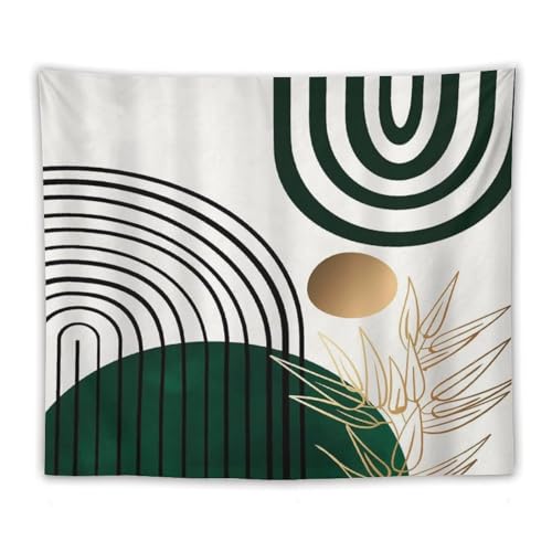 Boho Leaf Tapestries,Mid Century Abstract Leaves Tropical Palm Botanical Modern Minimalist Geometric Wall Hanging Neutral Home Decor Art for Living Room Bedroom Dorm 40"x30" - color: Boho Leaf-18, size: W40xL30in