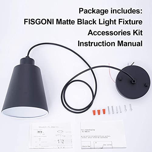 Modern Black Pendant Light Fixture 5.94'' (3-Pack) Mini 1-Light Pendant Lighting 3-Pack for Kitchen Island Industrial Hanging Pendant Light Cup Shade for Christmas Gift,Dining Room,Bar,E26,MAX60W - color: Mini Black 3-PACK