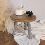 dwellington Wood Morden Farmhouse Plant Stand, 11.8 x 9.4 inches Wooden Rustic Indoor Decorative Display