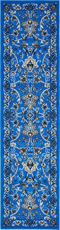 Unique Loom Sialk Hill Collection Area Rug - Washington (2' 2" x 8' 2" Runner, Dark Blue/ Black) - color: Dark Blue/Black, size: 2'2" x 8'2" (Runner)