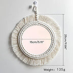 Wall Fringes Tapestry Round Hanging For Bedroom Apartment Entryways Home Decorations