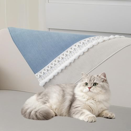 VClife Modern Couch Cover, Non Slip Dog Sofa Cover, Blue, 35.4" x 35.4" | Pet-friendly Sofa Covers, Scratch-resistant, Waterproof, Non Slip That Stay Firmly In Place, Durable and Machine Washable - color: 01# Blue, size: 35.4" x 35.4"