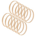 M METERXITY 12 Pack Wooden Bamboo Floral Hoop-4 Inch Craft Wooden Wreath Rings, Apply to DIY Wedding Wreath Decor/Macrame Dreamcatcher/Wall Hanging Crafts (Wooden) - size: 4 Inch