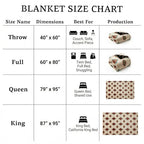Sacred Thread Aztec Blanket Fleece, Reversible Native American Blanket, Western Throw, Native American Western (Cream Flannel) (Throw (40”x60”)) - color: Cream Flannel, size: Throw (40”x60”)