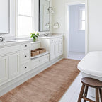 2x8 Washable Hallway Runner Rug – Non-Slip Modern Abstract Neutral Low-Pile Stain-Resistant Carpet Runner for Kitchen Entryway Bedroom Bathroom (Warm Taupe,2x8) - color: Warm Taupe, size: 2' x 8' (Rectangular)