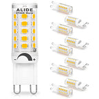 ALIDE G9 Led Bulbs Dimmable 3W Replace 20W 25W 30W Halogen Equivalent,2700K Soft Warm White, AC120V G9 Clear T4 Bi-pin Led Bulbs for Chandelier Pendant Wall Home Lighting,300LM,360 Deg,10Pack - color: 3w 2700k Warm