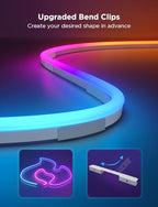Govee RGBIC Neon Lights, LED Smart Neon Rope Light 2 Works with Matter, Alexa, Google Assistant, Custom DIY Neon Strip Lights for Bedroom and Holiday Decor, Softer Material, 32.8ft, White - size: 32.8ft