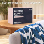 VENTIMI Electric Heated Blanket Full Size, 72" x 84" Heated Blanket with 9 Heat Levels & 2 to 10 Hours Auto Off, Fast Heating Blankets with ETL & FCC Certification, Navy - color: Navy, size: Full