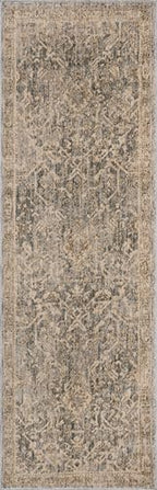 Loloi Magnolia Home by Joanna Gaines Junie Collection JUE-01 Blue/Natural 5'-3" x 7'-6", .38" Pile Height, Area Rug - color: Blue / Natural, size: 5'3" x 7'6" (Rectangular)