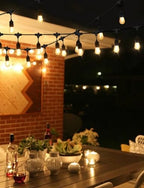 Svater Outdoor Led String Lights 75 FT, Patio Lights for Outside with 26pcs S14 Shatterproof Bulbs, IP65 Waterproof Commercial Grade Market Light, 1 Watt E26 Dimmable 2700K Warm White - size: 75FT
