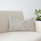 Textured Chenille Lumbar Pillow Covers 12x20 Inch Set of 2 Soft Neutral Woven Accent Boho Farmhouse Rectangle Decorative Cushion Cases for Modern Home Decor Couch Sofa Chair Living Room - size: 20" x 12" (Pack of 2)