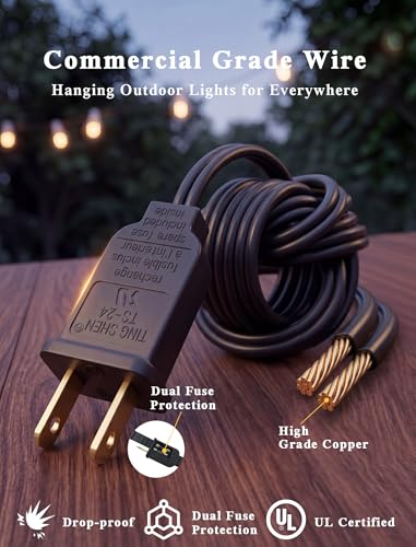 Abeja 25FT Outdoor String Lights, G40 Globe Patio String Lights with 27 Frosted White Globe Bulbs, Waterproof Connectable Hanging Lights for Outside Backyard Porch Umbrella Bistro Decor, Black Wire - color: 25FT Frosted White-Black, size: 25FT