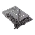 DII Woven Loop Throw Collection, 50x60, Gray - color: Gray