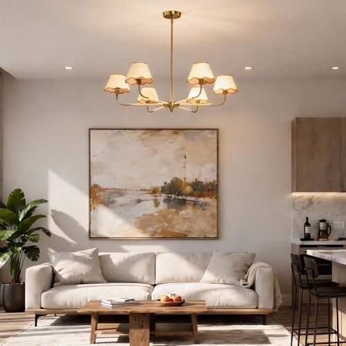 39" Boho Rattan Chandelier, 6-Light Rattan Pendant Light, Handwoven Natural Rattan, Rustic Industrial Adjustable Rattan Fixture for Dining Room, Kitchen Island & Living Room, E12 Socket - color: Hooked Arm Design