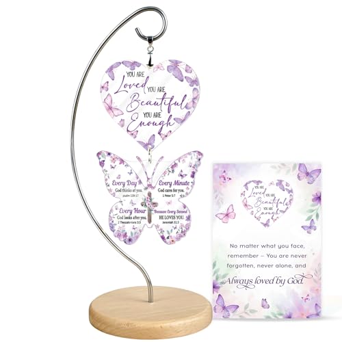 Christian Gifts for Women Birthday - Butterfly Inspirational Gifts for Friends, Mom, Sister, Girl, Female Coworker, Christian - Religious Spiritual Gift - Spiritual Present for Female Friend Family - color: 14 - Religious Butterfly