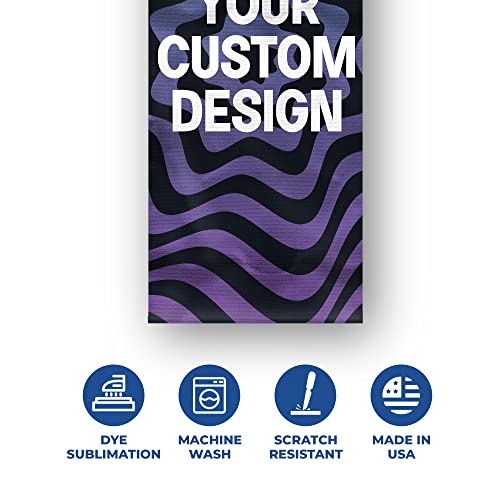 Custom Hanging Canvas Wall Art Decor by DreamController - Personalized Canvas with Your Photo, Text or Logo | HD Print Art for Home & Office | Made in USA | Fast delivery | 16x35 inch | Set of 1 - color: Hanging Canvas Set of 1 Custom