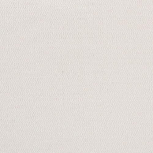 Bali & pari Palm Bohemian White Scallop Rattan Ottoman - color: White