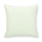 Hofdeco Premium Coastal Hampton Outdoor Performance Throw Pillow Cover Only, 20"x20" Water Repellent, UV and Fade Resistant for Backyard, Couch, Poolside, Grass Green Woven Coastline Stripes - color: Grass Green Coastline Stripes 20"x20"